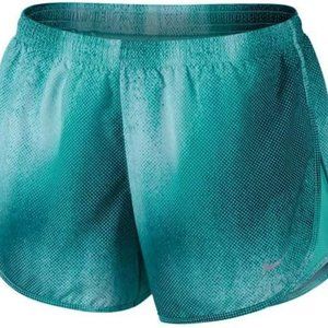 NIKE WOMENS AQUA ATHLETIC SHORTS SIZE LARGE